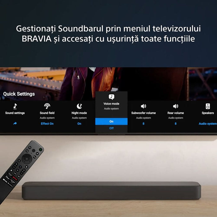 Soundbar SONY HT-S2000, 3.1, 250W, Bluetooth, Dolby Atmos, negru WALTI