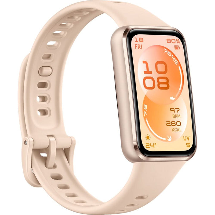 Bratara fitness HUAWEI Band 11, Android /iOS, Beige Fluoroelastomer Strap WALTI