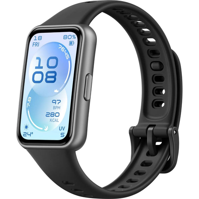 Bratara fitness HUAWEI Band 11, Android /iOS, Black Fluoroelastomer Strap WALTI
