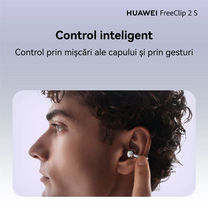 Casti HUAWEI FreeClip 2 S, True wireless, Bluetooth, Open-ear, Microfon, Deepsea Blue WALTI