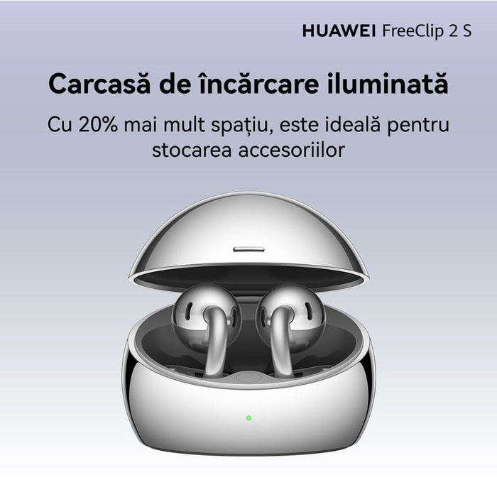 Casti HUAWEI FreeClip 2 S, True wireless, Bluetooth, Open-ear, Microfon, Deepsea Blue WALTI