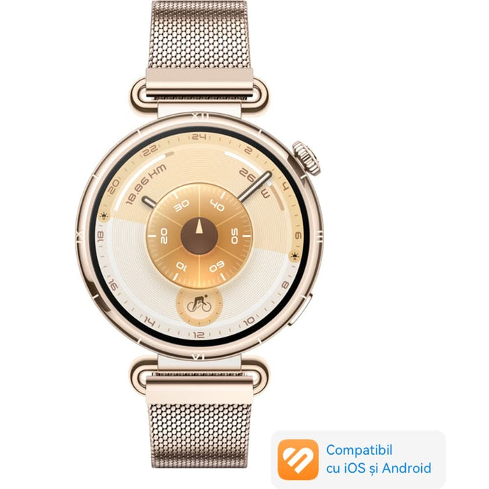 Smartwatch HUAWEI Watch GT 6, 41mm, GPS, Android/iOS, Gold Milanese Strap - WALTI WALTI