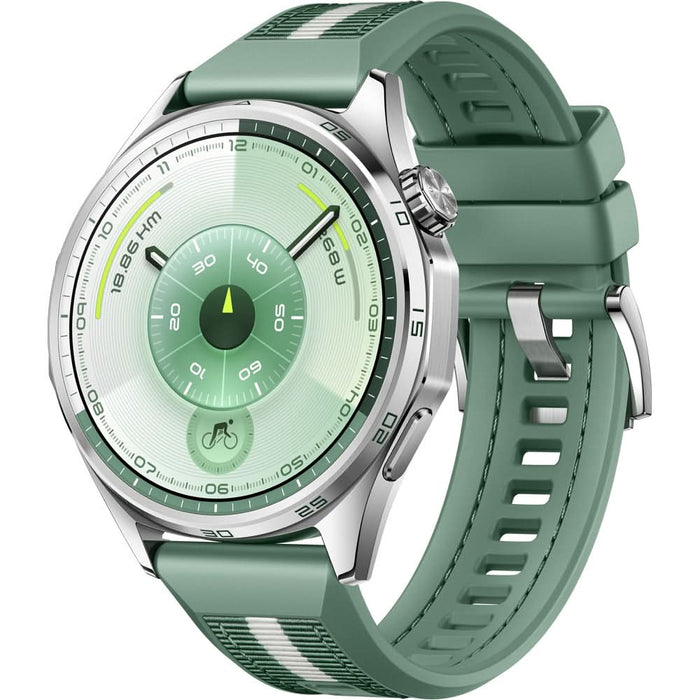 Smartwatch HUAWEI Watch GT 6, 46mm, GPS, Android/iOS, Green Woven Strap WALTI