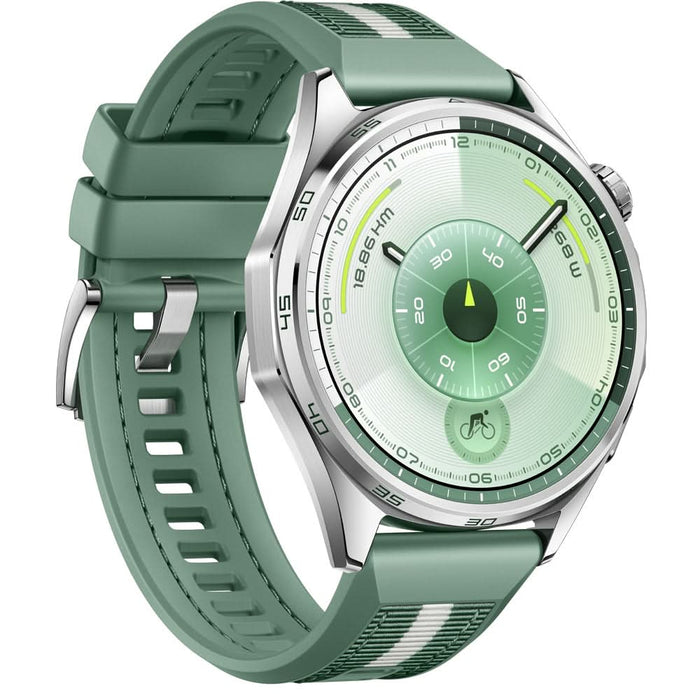 Smartwatch HUAWEI Watch GT 6, 46mm, GPS, Android/iOS, Green Woven Strap WALTI