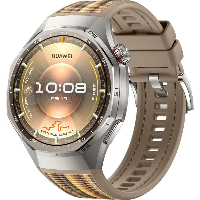 Smartwatch HUAWEI Watch GT 6 Pro, 46mm, GPS, Android/iOS, Brown Woven Strap WALTI