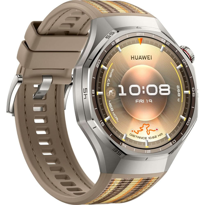 Smartwatch HUAWEI Watch GT 6 Pro, 46mm, GPS, Android/iOS, Brown Woven Strap WALTI