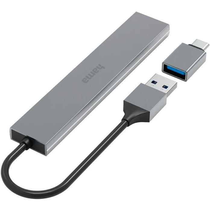 Hub USB HAMA 200141, USB 3.2, gri WALTI
