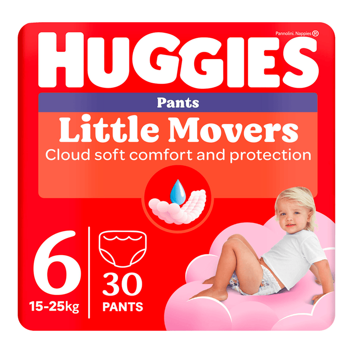 Huggies Scutece chiloțel pentru fetițe numărul 6, 15-25 kg, 30 buc WALTI