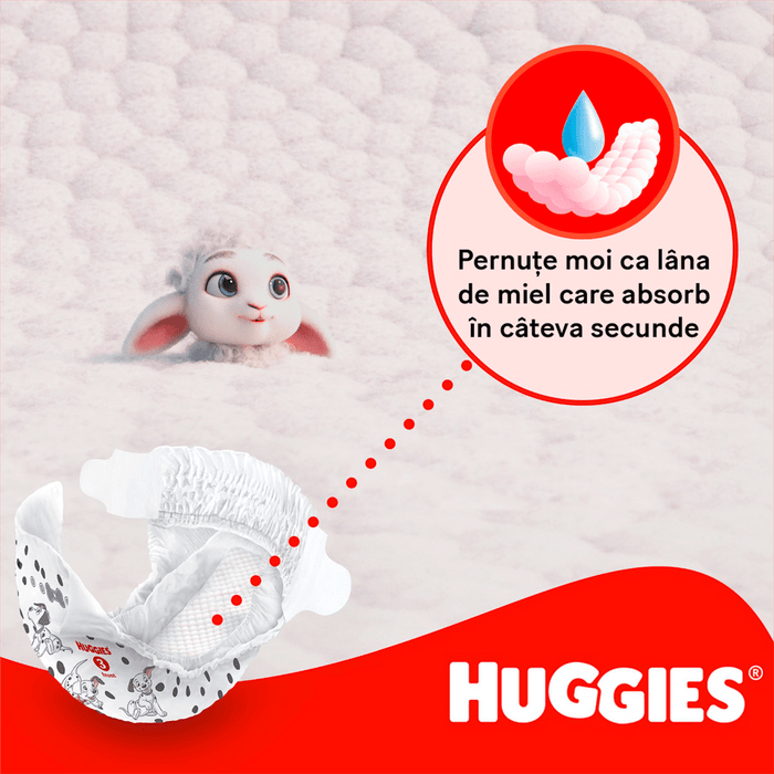 Huggies Scutece chiloțel pentru fetițe numărul 6, 15-25 kg, 30 buc WALTI