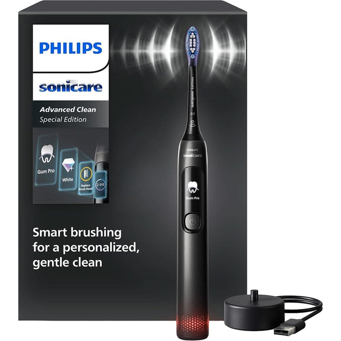 Periuta de dinti electrica PHILIPS Sonicare Advanced Clean HX3792/11, 31000 miscari/min, 5 programe, 1 capat, negru WALTI