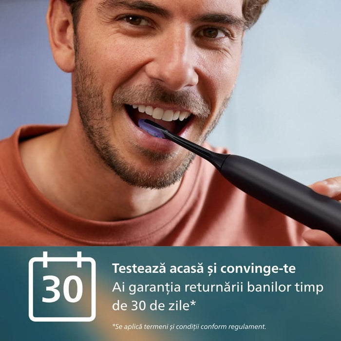 Periuta de dinti electrica PHILIPS Sonicare Advanced Clean HX3792/11, 31000 miscari/min, 5 programe, 1 capat, negru WALTI