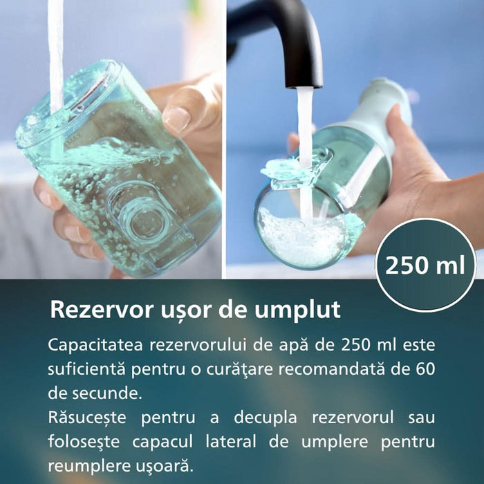 Irigator bucal PHILIPS Sonicare Power Flosser 3000 HX3826/24, 2 capete, verde WALTI