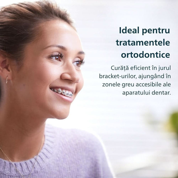 Periuta de dinti electrica PHILIPS Sonicare HX4022/03, 31000 miscari/min, 1 program, 2 capate, roz WALTI