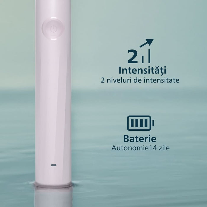 Periuta de dinti electrica PHILIPS Sonicare HX4022/03, 31000 miscari/min, 1 program, 2 capate, roz WALTI