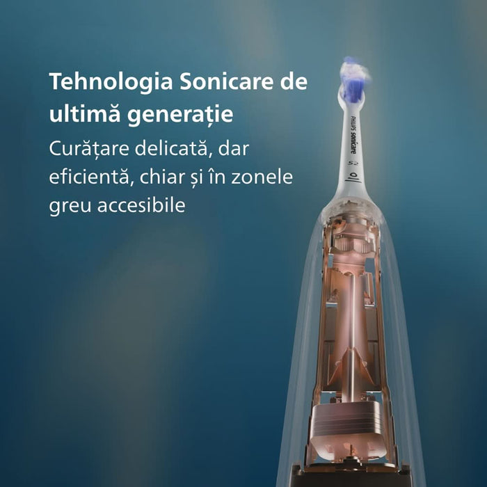 Periuta de dinti electrica PHILIPS Sonicare HX4022/03, 31000 miscari/min, 1 program, 2 capate, roz WALTI