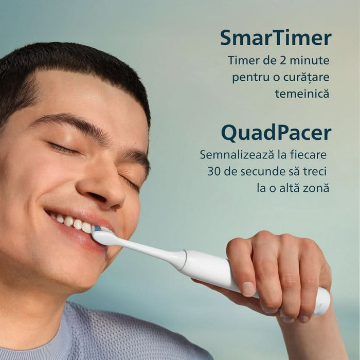 Periuta de dinti electrica PHILIPS Sonicare HX4033/21, 31000 miscari/min, 3 programe, 1 capat, alb - WALTI WALTI