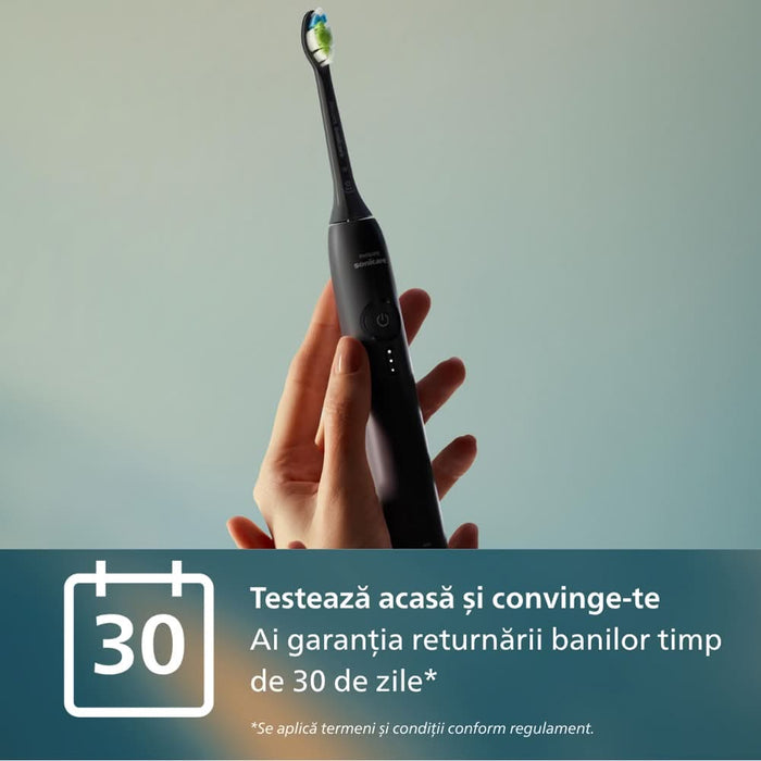 Periuta de dinti electrica PHILIPS Sonicare HX4033/32, 31000 miscari/min, 3 programe, 1 capat, negru WALTI