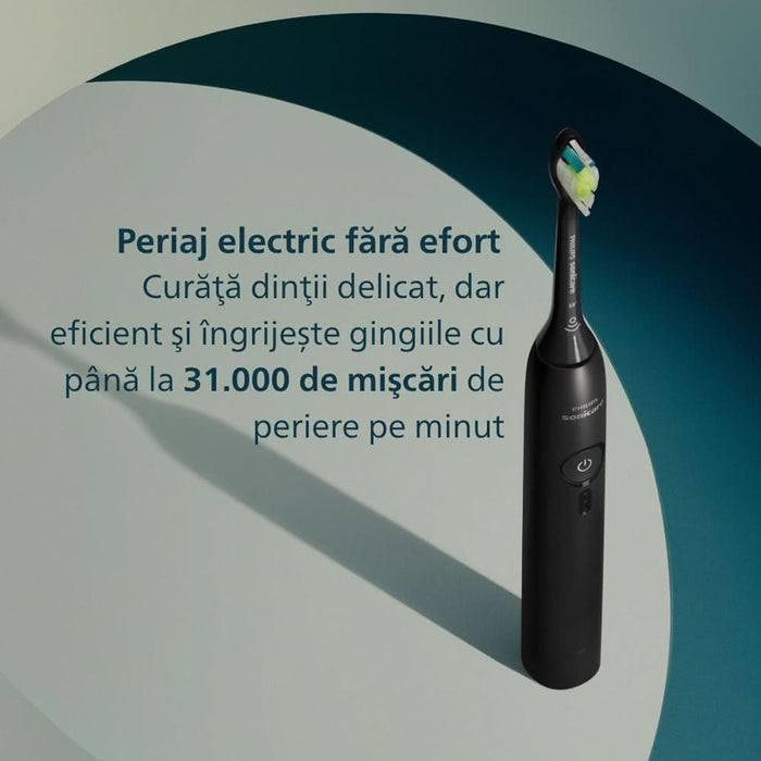 Periuta de dinti electrica PHILIPS Sonicare HX4033/32, 31000 miscari/min, 3 programe, 1 capat, negru WALTI