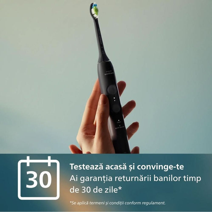 Periuta de dinti electrica PHILIPS Sonicare HX4042/52, 31000 miscari/min, 4 programe, 2 capate, negru WALTI