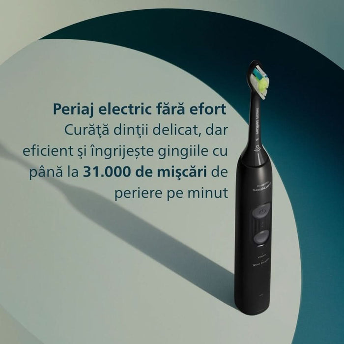 Periuta de dinti electrica PHILIPS Sonicare HX4042/52, 31000 miscari/min, 4 programe, 2 capate, negru WALTI