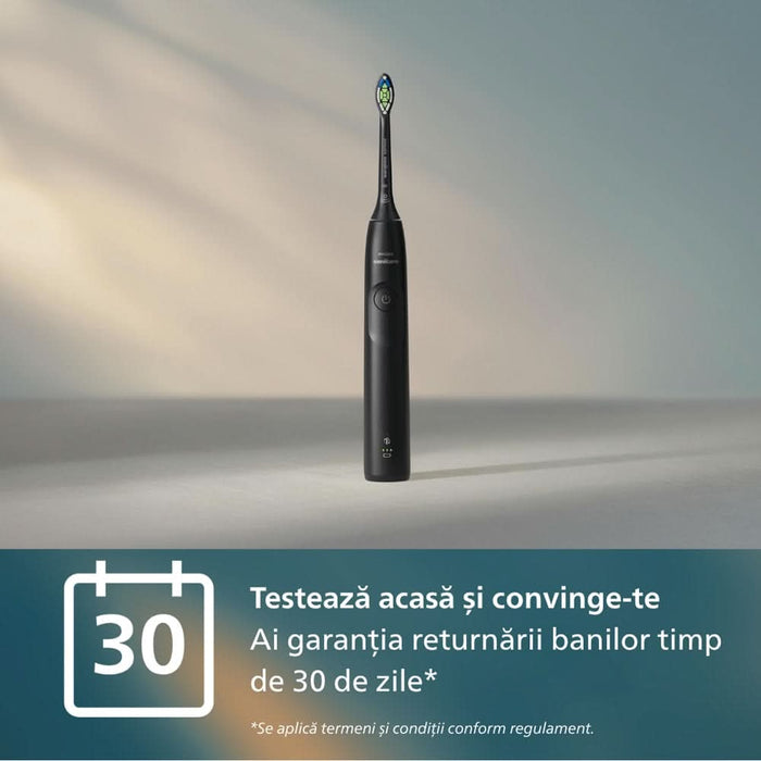 Periuta de dinti electrica PHILIPS Sonicare 5300 HX7101/01, 62000 miscari/min, 1 program, 1 capat, negru WALTI
