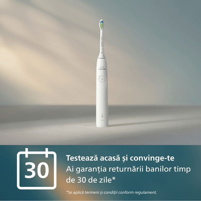 Periuta de dinti electrica PHILIPS Sonicare 5300 HX7108/02, 62000 miscari/min, 1 program, 1 capat, alb WALTI