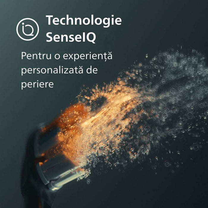 Periuta de dinti electrica PHILIPS Sonicare Prestige 9900 HX9992/42, 62000 miscari/min, 5 programe,  2 capete A3 Premium All in-One, Midnight Blue WALTI