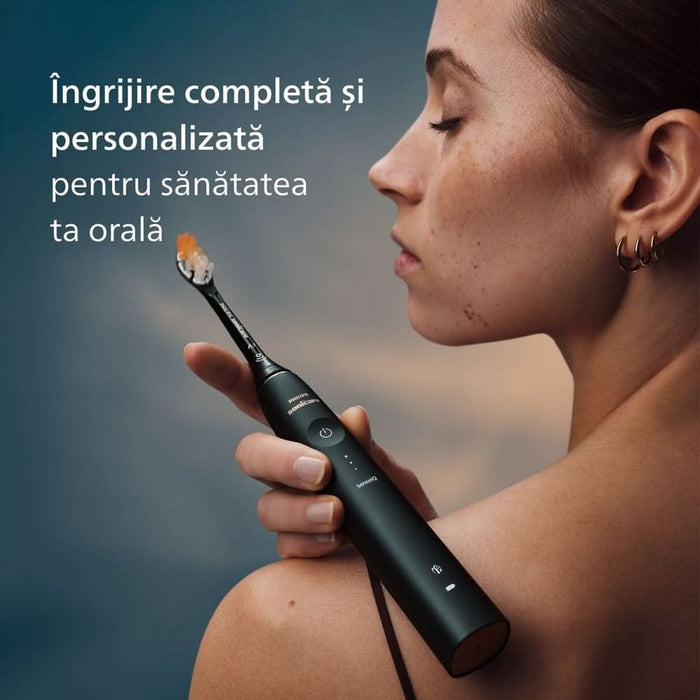 Periuta de dinti electrica PHILIPS Sonicare Prestige 9900 HX9992/42, 62000 miscari/min, 5 programe,  2 capete A3 Premium All in-One, Midnight Blue WALTI