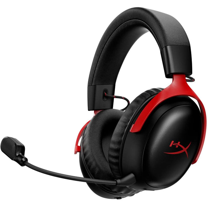 Casti Gaming Wireless HyperX Cloud III S, DTS Headphone:X Spatial Audio, multiplatforma, negru-rosu WALTI