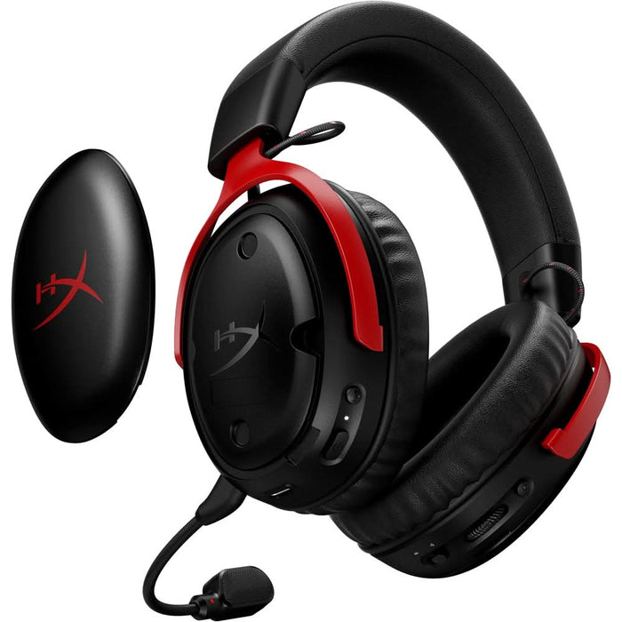 Casti Gaming Wireless HyperX Cloud III S, DTS Headphone:X Spatial Audio, multiplatforma, negru-rosu WALTI