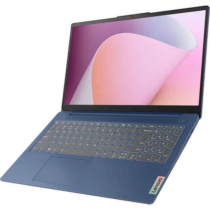 Laptop LENOVO IdeaPad Slim 3 15ABR8, AMD Ryzen 5 5625U pana la 4.3GHz, 15.6" Full HD, 8GB, 512GB, AMD Radeon Graphics, Windows 11 Home, Abyss Blue WALTI