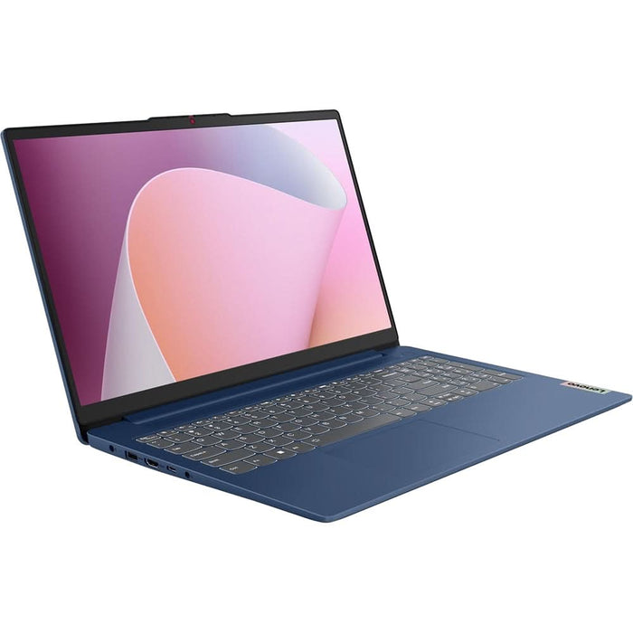 Laptop LENOVO IdeaPad Slim 3 15AMN8, AMD Ryzen 5 40 pana la 4.3GHz, 15.6" Full HD, 8GB, 512GB, AMD Radeon 610M, FreeDOS, Abyss Blue WALTI
