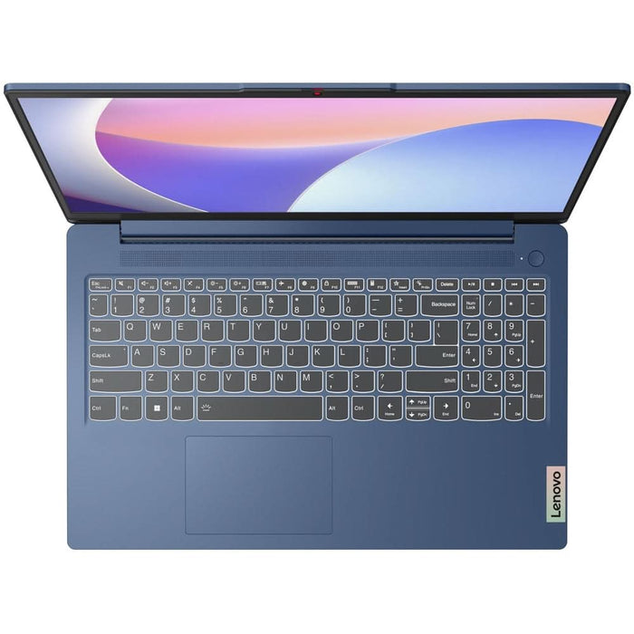 Laptop LENOVO IdeaPad Slim 3 15IAN8, Intel N100 pana la 3.4GHz, 15.6" Full HD, 4GB, UFS 3.1 128GB, Intel UHD Graphics, Windows 11 Home, Abyss Blue WALTI