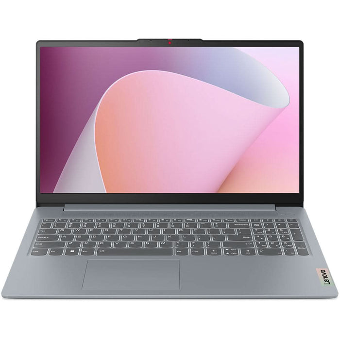 Laptop LENOVO IdeaPad Slim 3 15AMN8, AMD Ryzen 5 40 pana la 4.3GHz, 15.6" Full HD, 8GB, 512GB, AMD Radeon 610M, FreeDOS, Arctic Grey WALTI