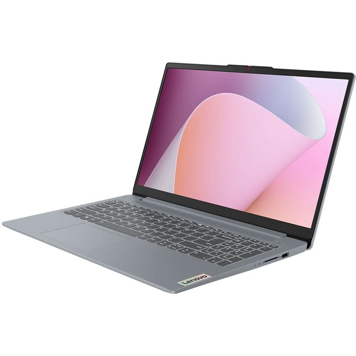 Laptop LENOVO IdeaPad Slim 3 15AMN8, AMD Ryzen 5 40 pana la 4.3GHz, 15.6" Full HD, 8GB, 512GB, AMD Radeon 610M, FreeDOS, Arctic Grey WALTI