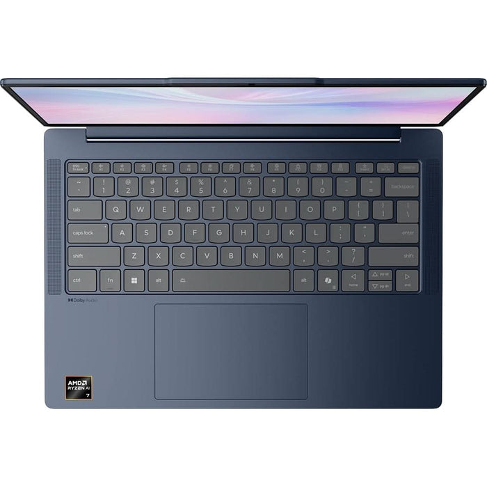 Laptop LENOVO IdeaPad Slim 5 14AKP10, AMD Ryzen AI 5 330 pana la 4.5 GHz, 14" WUXGA, 16GB, SSD 1TB, AMD Radeon 820M, Free DOS, Cosmic Blue WALTI