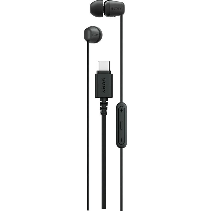 Casti SONY IER-EX15CB, Cu Fir, In-Ear, Microfon, USB-C, negru WALTI