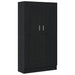 Set de biblioteci vidaXL 2 buc Negru Stejar 165x30,5x150 cm Lemn prelucrat - WALTI WALTI