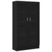 Bibliotecă, stejar negru, 82,5x30,5x150 cm, lemn prelucrat - WALTI WALTI