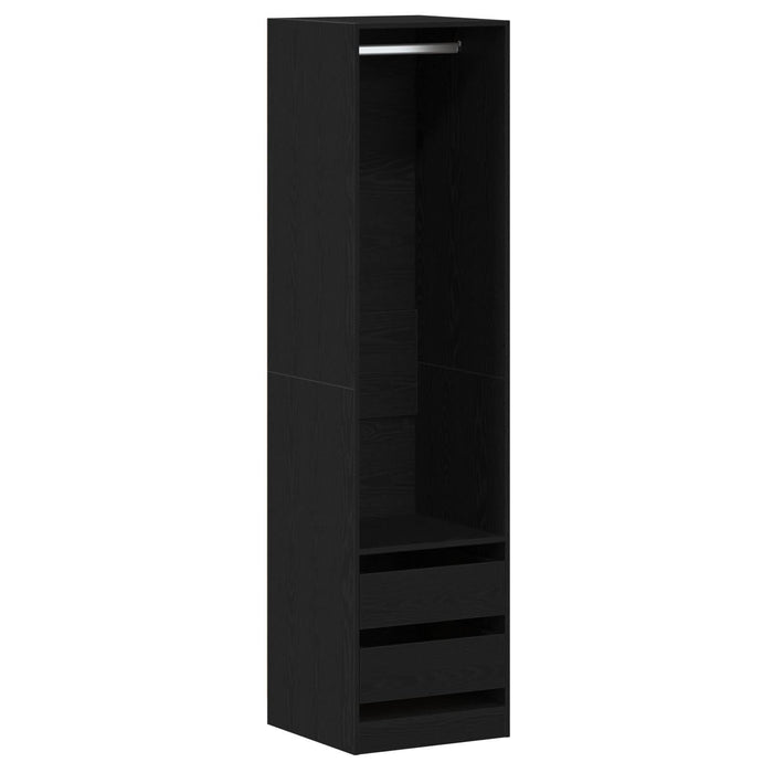 Dulap Negru Stejar 50x50x200 cm din Lemn prelucrat - vidaXL - WALTI WALTI