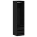 Dulap Negru Stejar 50x50x200 cm din Lemn prelucrat - vidaXL - WALTI WALTI