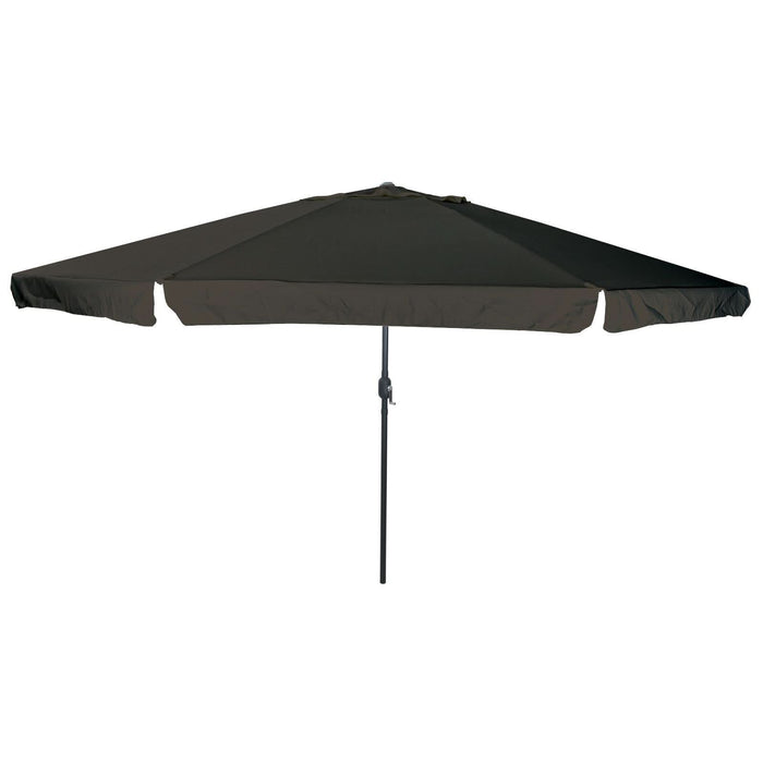 Umbrelă de grădină vidaXL ø395x245 cm Neagră - WALTI WALTI