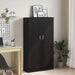 Set de biblioteci vidaXL 2 buc Negru Stejar 165x30,5x150 cm Lemn prelucrat - WALTI WALTI