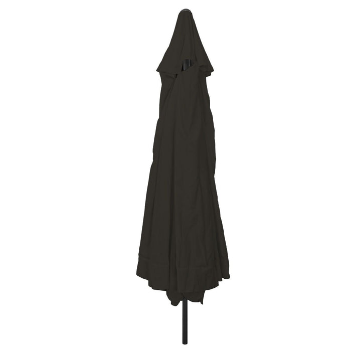 Umbrelă de grădină vidaXL ø395x245 cm Neagră - WALTI WALTI