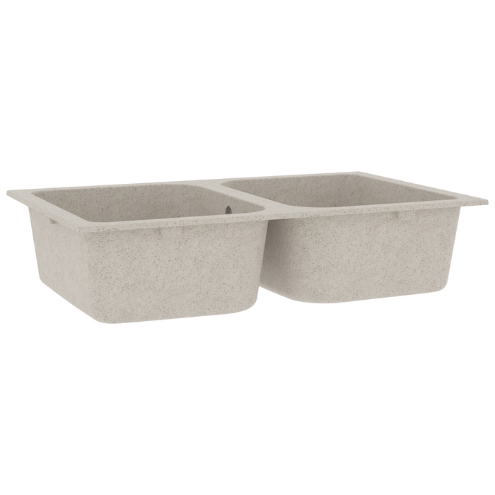 Chiuvetă de bucătărie Bej 76 x 48 x 30 cm Quartz și rășină WALTI