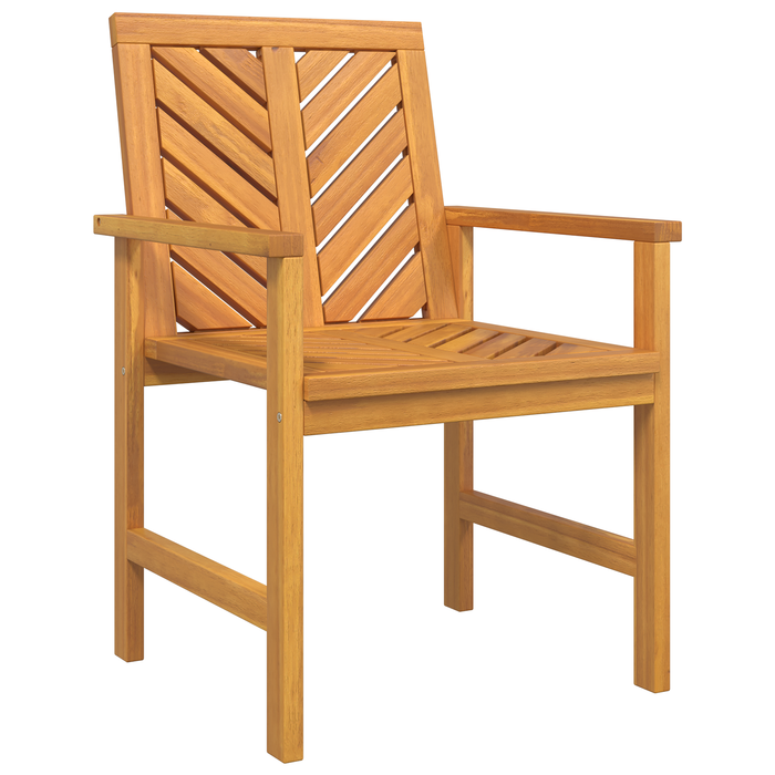 Set masă grădină 5 piese din lemn masiv de acacia - WALTI WALTI