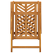 Set Bistro de Grădină 3 pcs Maro lemn masiv de acacia - WALTI WALTI