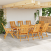 Scaune de grădină reclinabile 8 pcs Lemn masiv de acacia - WALTI WALTI