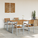 Set de dining pentru grădină , 5 piese, din lemn solid de acacia și metal - WALTI WALTI