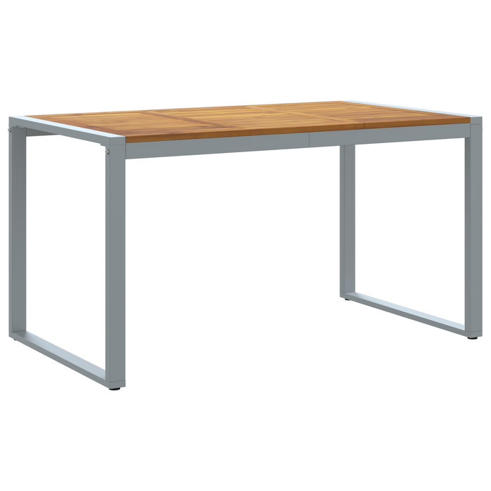 Set de dining pentru grădină 7 piese din lemn masiv de acacia și metal - WALTI WALTI